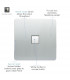Artistic Modern 1 Gang RJ11 Telephone Silver Finish-3