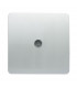 Artistic Modern TV Co-Axial 1 Gang Silver Finish-1