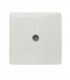 Artistic Modern TV Co-Axial 1 Gang Gloss White Finish-1