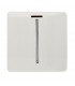 Artistic Modern 20 Amp Neon Insert Double Pole Switch Gloss White Finish-1
