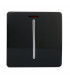 Artistic Modern 45 Amp Neon Insert Double Pole Switch Gloss Black Finish-1