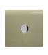 Artistic Modern 1 Gang 1 Way LED Dimmer Switch Gold Chrome Finish-1