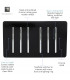 Artistic Modern 2 Gang 2 Way LED Dimmer Switch Gloss Black Chrome Finish-3