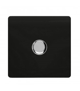 Artistic Modern RJ11 Telephone & PC Ethernet Gloss Black Finish-1