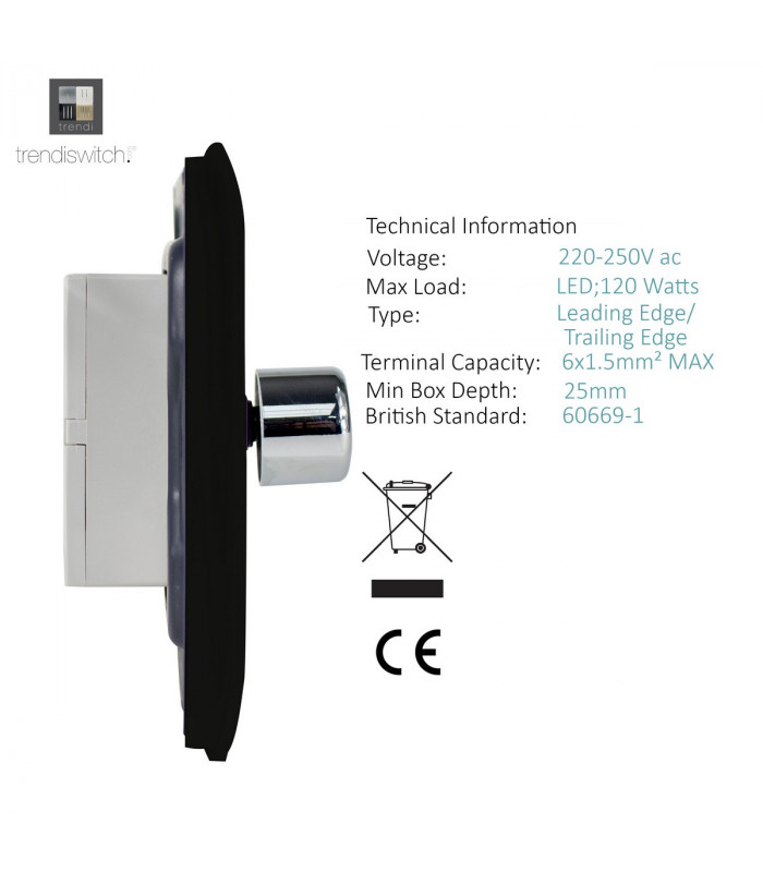 Artistic Modern RJ11 Telephone & PC Ethernet Gloss Black Finish-4