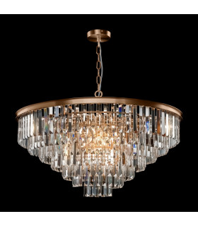 Classic Revero 16 Light Brass Pendant Ceiling Light-2