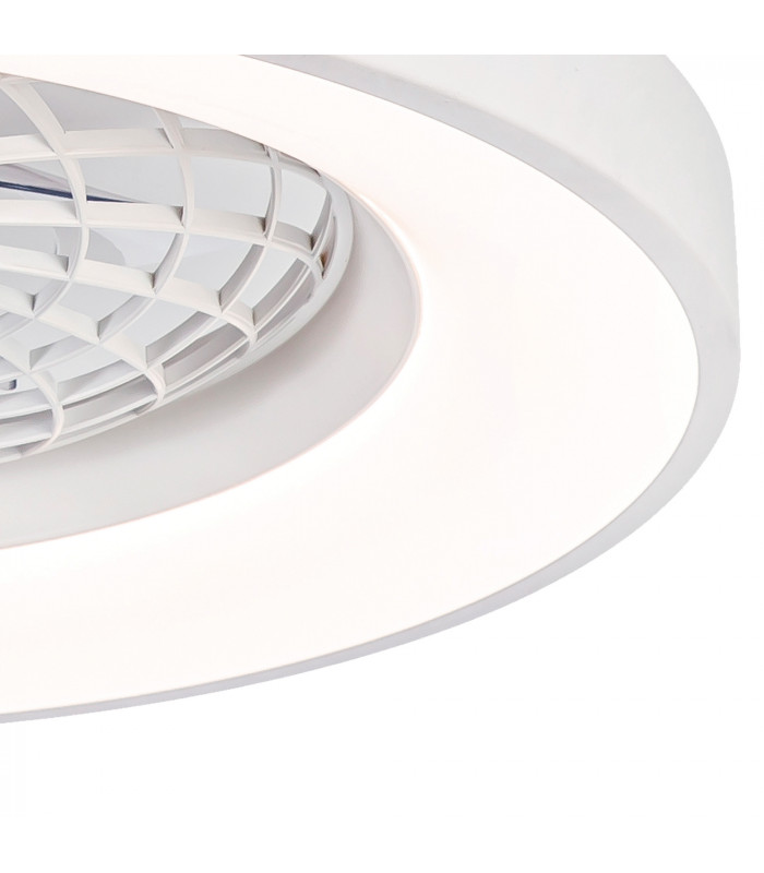Tibet Mini Ceiling Light 35W DC Fan Remote Control White-9