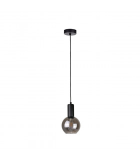 Supra Dome Pendant Ceiling Light Black, 15cm, 1x E27