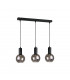 Supra Bar Pendant Ceiling Light Black, 60cm, 3x E27