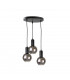 Supra Cluster Pendant Ceiling Light Black, 30cm, 3x E27