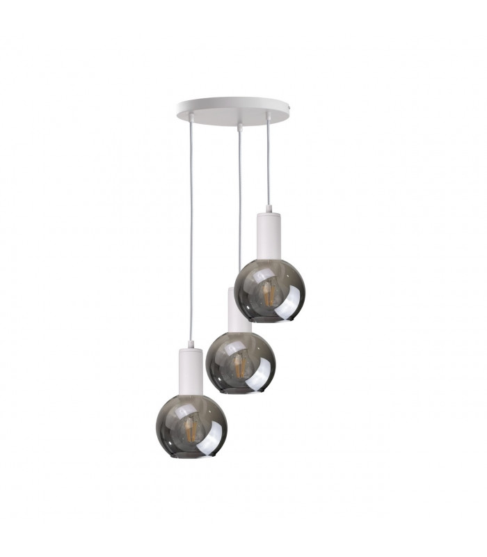 Supra Cluster Pendant Ceiling Light White, 30cm, 3x E27