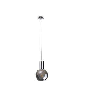 Supra Dome Pendant Ceiling Light Silver, 15cm, 1x E27