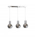 Supra Bar Pendant Ceiling Light Silver, 60cm, 3x E27
