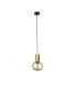 Jantar Dome Pendant Ceiling Light Gold, 15cm, 1x E27