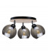 Wood Ceiling Spotlight Clusters Black, 30cm, 3x E27