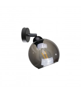 Yuno Dome Wall Lamp Black, 15cm, 1x E27