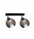 Yuno Twin Ceiling Spotlight Black, 50cm, 2x E27