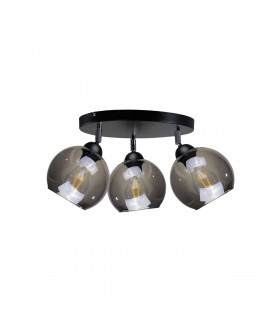 Yuno Ceiling Spotlight Clusters Black, 30cm, 3x E27