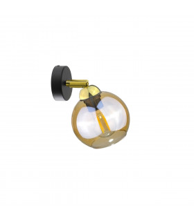 Thea Dome Wall Lamp Gold, 15cm, 1x E27