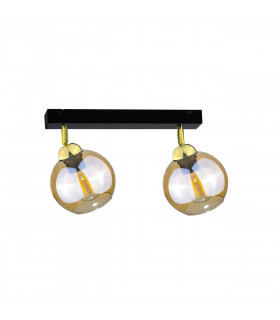 Thea Twin Ceiling Spotlight Gold, 50cm, 2x E27
