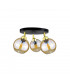 Thea Ceiling Spotlight Clusters Gold, 30cm, 3x E27
