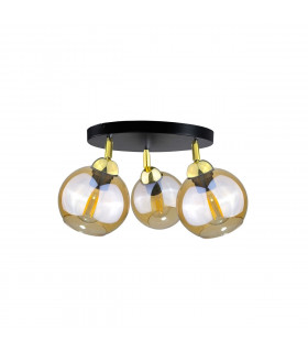 Thea Ceiling Spotlight Clusters Gold, 30cm, 3x E27