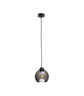 Yuno Dome Pendant Ceiling Light Black, 15cm, 1x E27