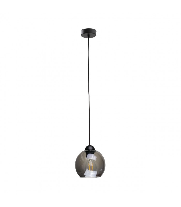 Yuno Dome Pendant Ceiling Light Black, 15cm, 1x E27