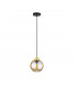 Ambre Dome Pendant Ceiling Light Gold, 15cm, 1x E27