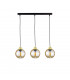 Ambre Bar Pendant Ceiling Light Gold, 60cm, 3x E27