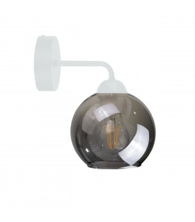 Cosmo Dome Wall Lamp White, 23cm, 1x E27