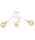 Rumba Multi Arm Semi Flush Ceiling Light White, 50cm, 3x E27