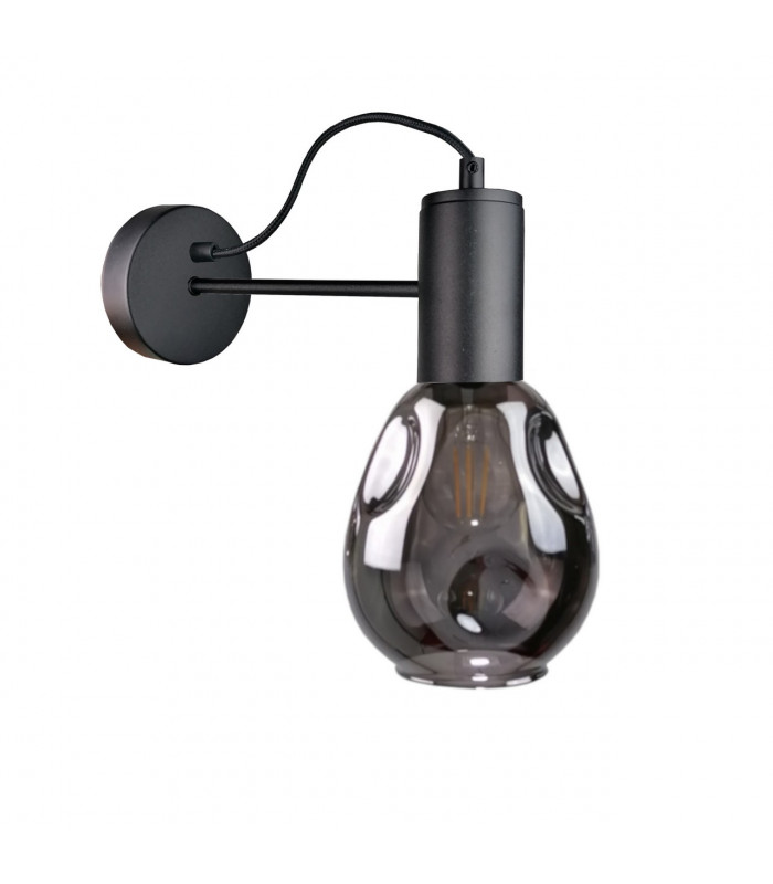 Kari Wall Lamp Black, 25cm, 1x E27