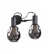 Kari Wall Lamp Black, 25cm, 2x E27