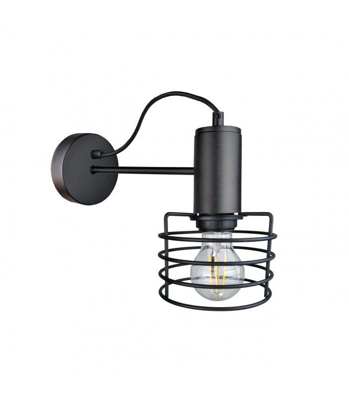 Rune Wall Lamp Black, 25cm, 1x E27
