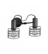 Rune Wall Lamp Black, 25cm, 2x E27