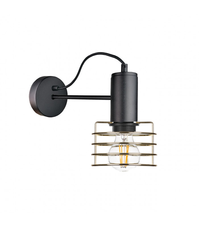 Rune Wall Lamp Black, 25cm, 1x E27