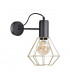 Lars Wall Lamp Black, 25cm, 1x E27