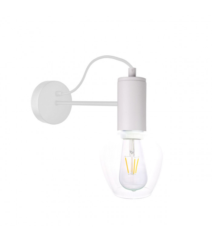 Maya Wall Lamp White, 25cm, 1x E27