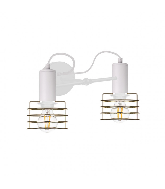 Rune Wall Lamp White, 25cm, 2x E27