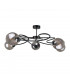 Blom Multi Arm Semi Flush Ceiling Light Black, 65cm, 5x E27