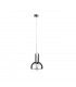 Ice Dome Pendant Ceiling Light Silver, 15cm, 1x E27