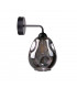 Loki Dome Wall Lamp Black, 23cm, 1x E27