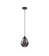 Loki Dome Pendant Ceiling Light Black, 15cm, 1x E27