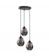 Loki Cluster Pendant Ceiling Light Black, 30cm, 3x E27