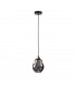 Loki Dome Pendant Ceiling Light Black, 15cm, 1x E27