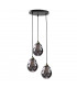 Loki Cluster Pendant Ceiling Light Black, 30cm, 3x E27