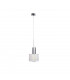 Deco Dome Pendant Ceiling Light Silver, 14cm, 1x E27