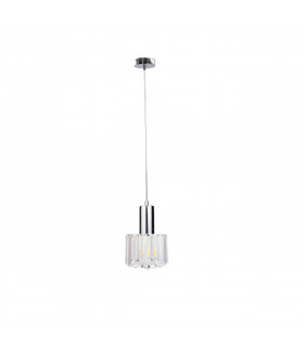 Deco Dome Pendant Ceiling Light Silver, 14cm, 1x E27
