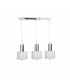 Deco Bar Pendant Ceiling Light Silver, 60cm, 3x E27